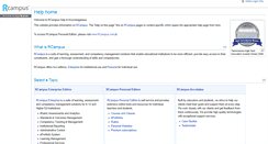 Desktop Screenshot of help.rcampus.com